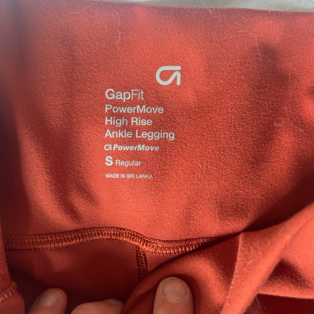 GAP High Rise Ankle Legging - Rust - Picture 2 of 7
